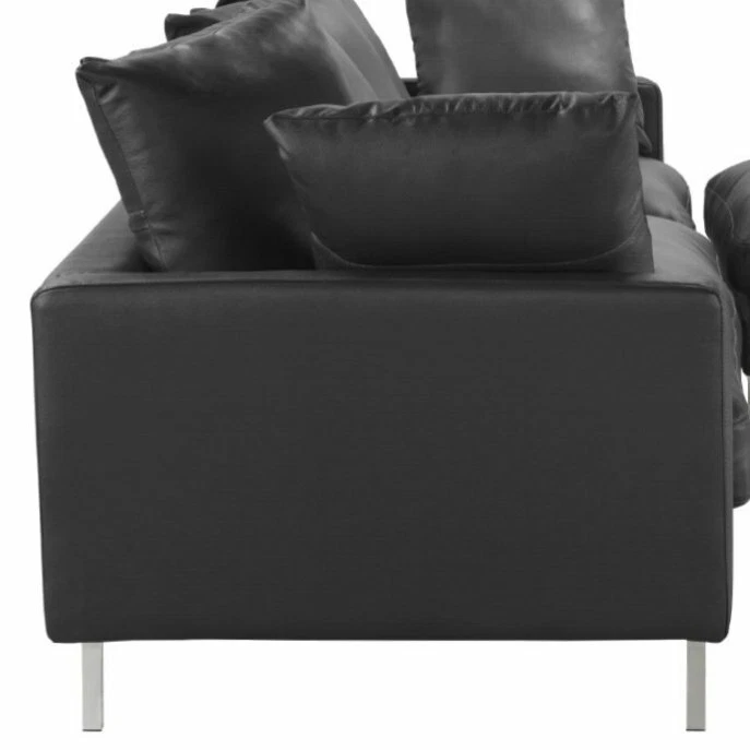 (4 шт.) 5-дюймовый диван диван ножки квадратный угловой мебель ножки высокопрочная матовая сталь - Изображение 3 из 4