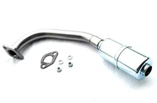 Exhaust With Muffler for: Coleman RB200 mini bike.
