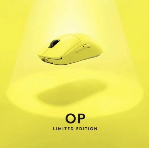 Logitech G PRO OP/PIXEL Wireless Gaming Mouse - Lime/Yellow LIMITED EDITION