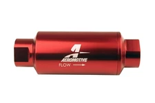 -OPEN BOX-Aeromotive 12340 In-Line Fuel Filter 10-Micron Microglass 10AN In/Out