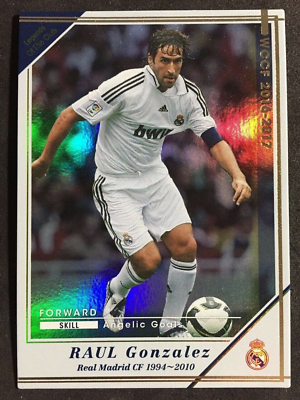 2016-17 Panini WCCF Legends of Club Raul Gonzalez Real Madrid