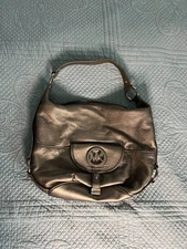 michael kors leather shoulder handbag