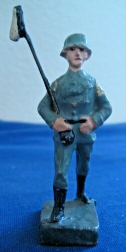 Figurine Elastolin Ougen Version 1 – Viking/Gaulois – Plastique Peint – Allemagne