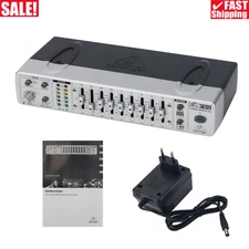 FBQ800 Ultra-compact 9Band Graphic EQ Equalizer Feedback Suppressor Anti-howling