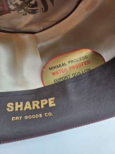Fedora By Worth Hats Brown Coney Fur Rare Dupont Quillon Vintage Rare - Picture 8 of 14