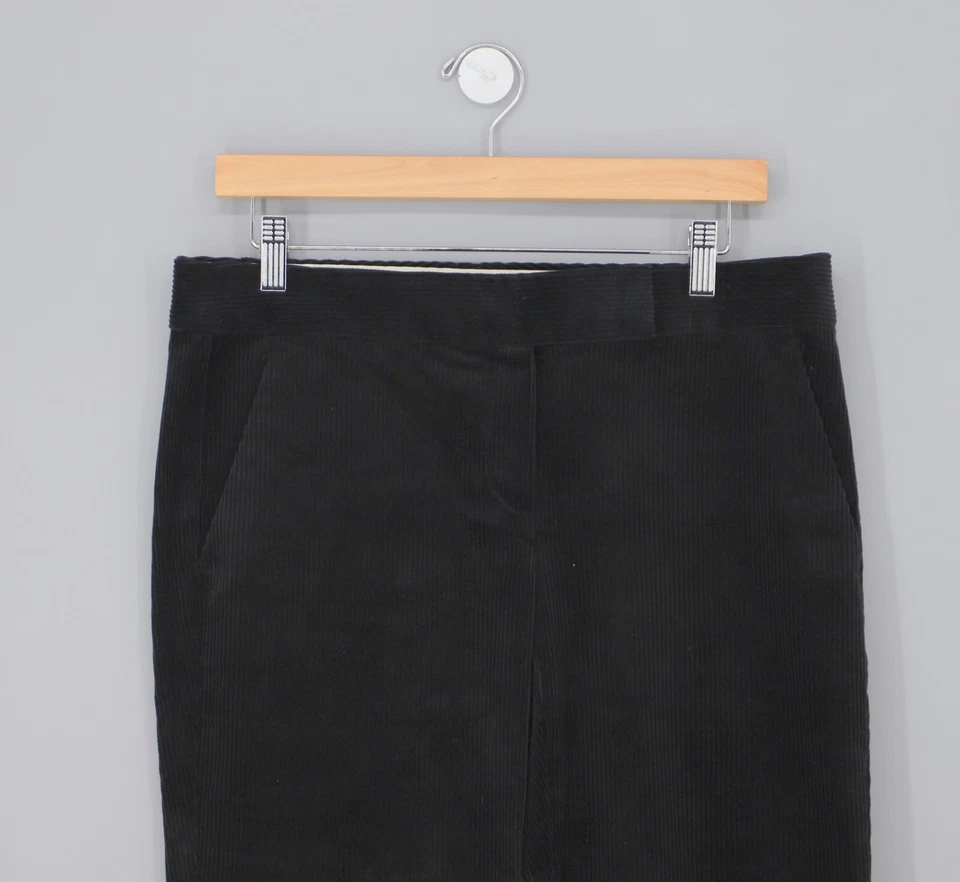 Pantalones acampanados de pana negros para mujer THEORY talla 8 Foto 3 de 4