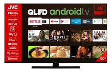 JVC LT-50VAQ6155 50 Zoll QLED Fernseher 4K Android Smart TV gebraucht (2. Wahl)