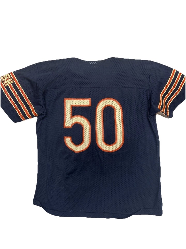 Maillot Vintage Chicago Bears Rawlings #50 Mike Singletary - Taille S, Années 80, Excellent état