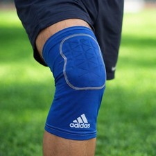 Adidas ClimaCool Padded Knee Sleeve Blue Compression Basketball Training Gear