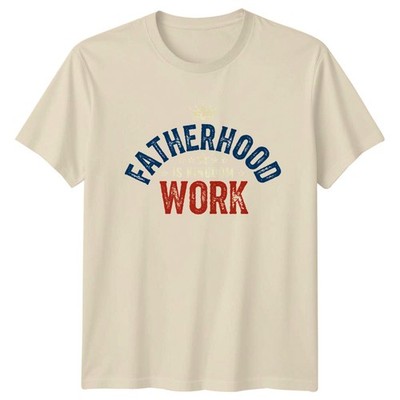 Vaterschaft ist Königreich Arbeit Herren T-Shirt Christian Papa Vaterschaft Vatertag