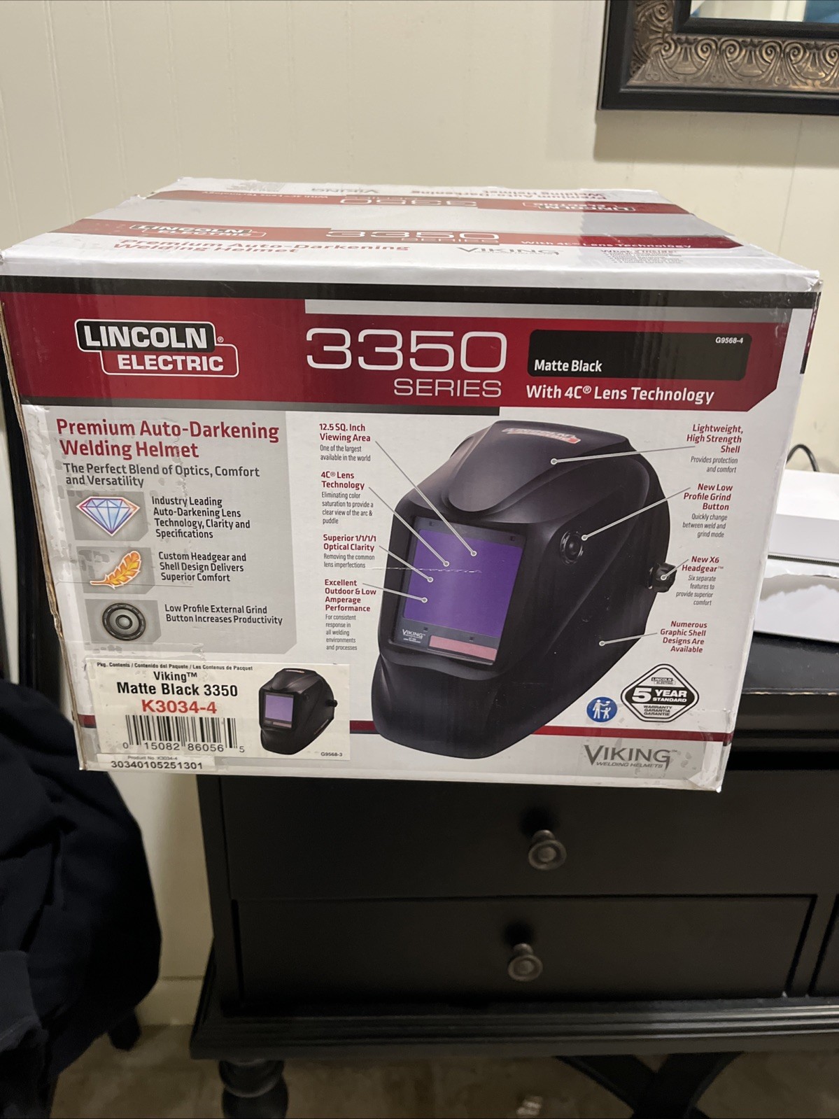 Lincoln Electric K3034-4 VIKING 3350 Auto Darkening Welding 