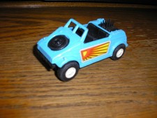 Vintage Tootsie Toy Kubelwagen VW Volkswagen Thing Blue MISSING FRONT BUMPER