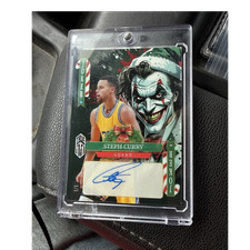 Wild Card Jokers Wild 2025 Steph Curry One of One Autograph Basketball Card