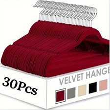 NEW  New Flocked Hangers 30pc