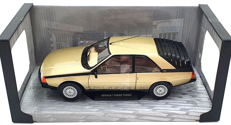 Solido escala 1/18 Diecast S1806403 Renault Fuego Turbo Sepia 1980 - Dorado Foto 4 de 4