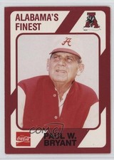 1989 Collegiate Collection Alabama Crimson Tide Paul Bear Bryant #200 15wb