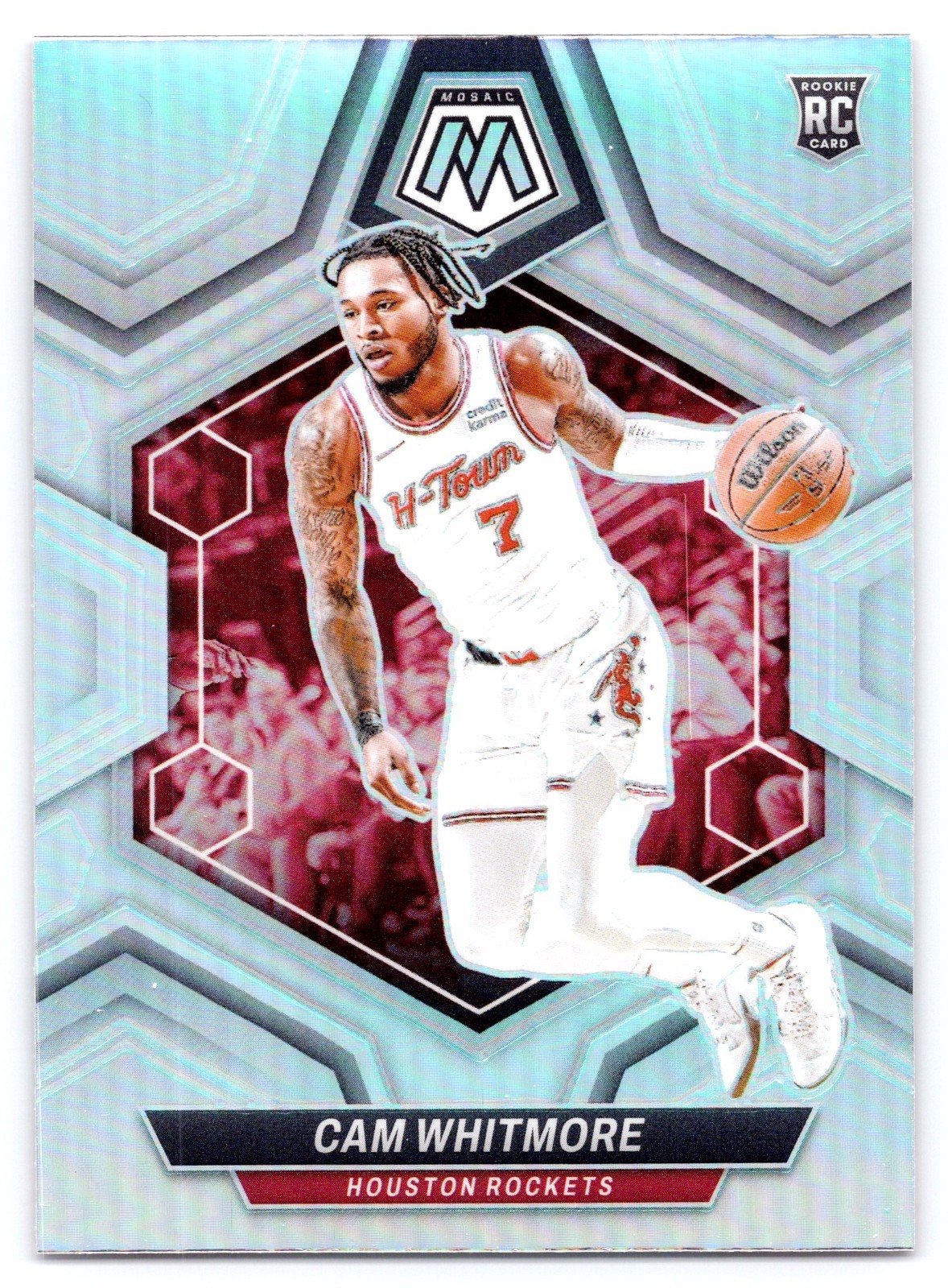 2023-24 Panini Mosaic - Rookies Cam Whitmore #217 Silver Prizm (RC)