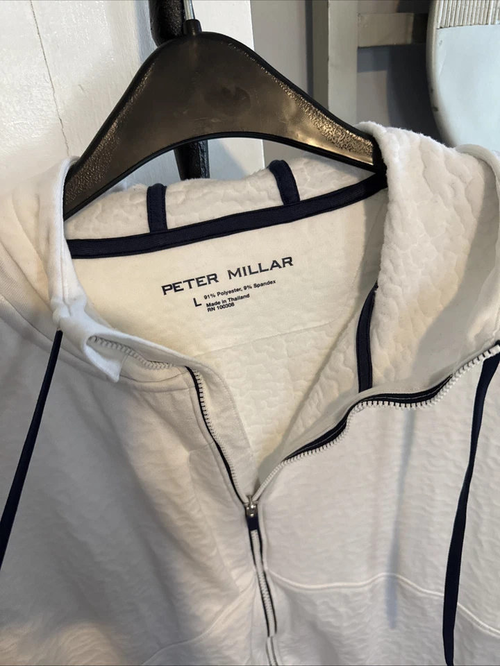 Peter Millar Size Large Vest Men’s White - Image 2 of 4