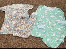 Little Sleepies bundle of Two Pajama Sets Kids Size 9/10  