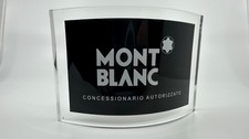 Insegna Montblanc Concessionario Autorizzato Plexiglass Vetrina Display Numerata