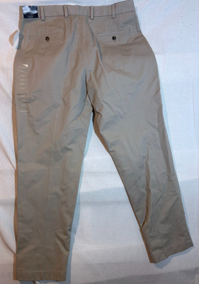 Brooks Brothers Pants Men's W38XL32 Advantage Chino Clark Beige 100% Cotton
