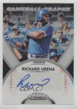 2019 Panini Prizm Game Ball Graphs Richard Urena #GB-RU Auto 0u2j