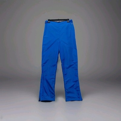 Vintage Columbia BUGABOO Ski Pants Womens Medium Blue Full Side Zip Pull On