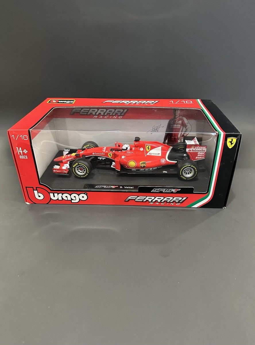 2015 Bburago 1/18 Ferrari SF15T Sebastian Vettel Rare 1:18 Scale