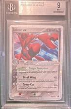 Pokémon 2005 EX Unseen Forces Scizor ex 108/115 Holo BGS 9 English