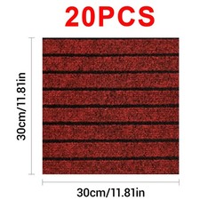 20X Self Adhesive Carpet Tiles Commercial Retail Office Home Flooring Floor Mats