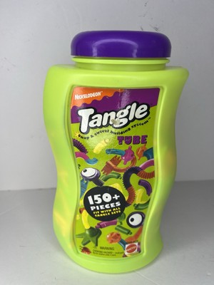 Nickelodeon Tangle Tube Building System Toy - 1996 Mattel 150+ Pieces - Used
