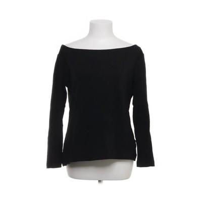 Diane von Furstenberg, Langarmshirt, Größe: L, Schwarz, Elasthan/Wolle #4u5