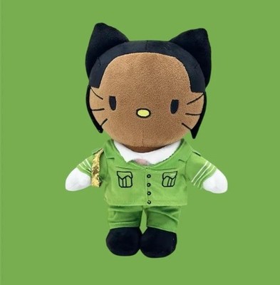 10'' Hello Kitty Tyler the Creator Plush Toy, Rapper Crossover Doll Collectible G