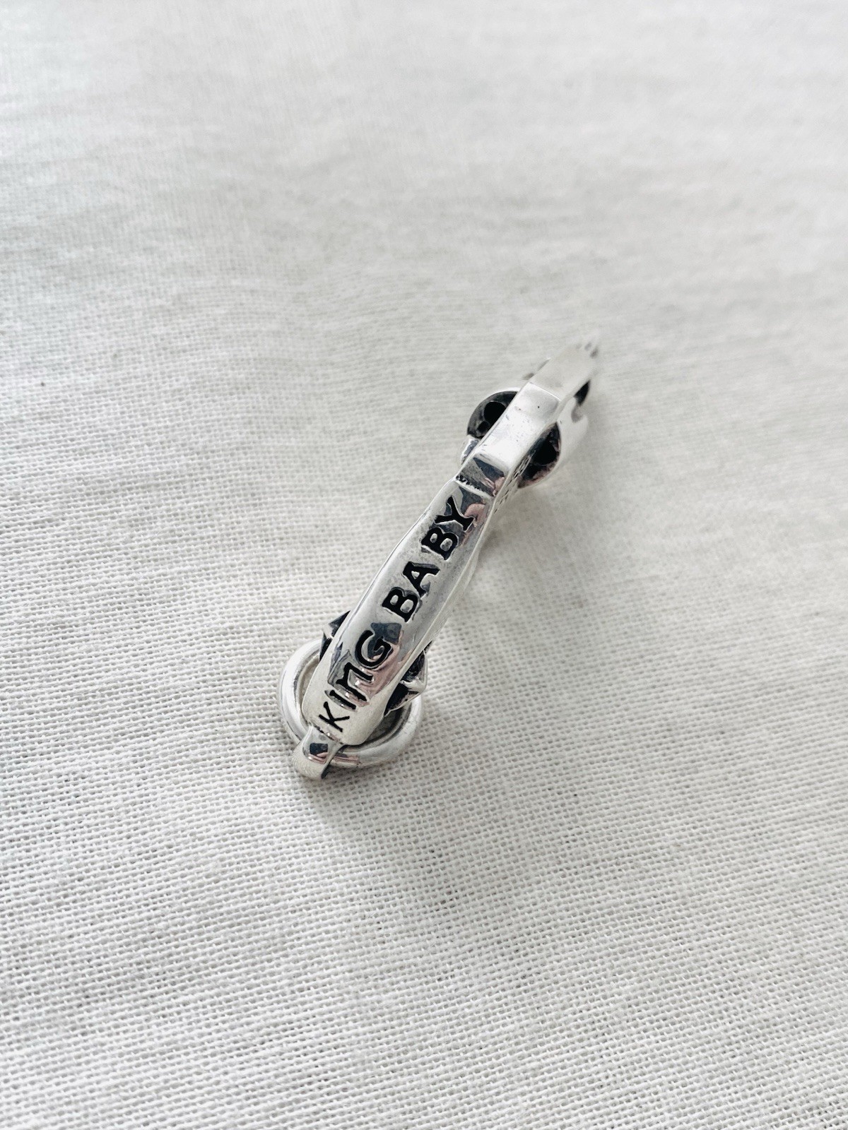 King Baby Studio 925 Silver Small Revolver Pendant