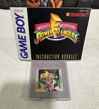 Mighty Morphin Power Rangers (Nintendo Game Boy) with Manual and Case - CLEAN!