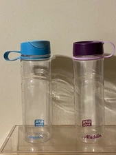 LOT OF TWO ALADDIN BOTTLE WATER WITH LID 24oz
