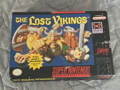 The Lost Vikings   *  Snes Box Only * Super Nintendo Original box