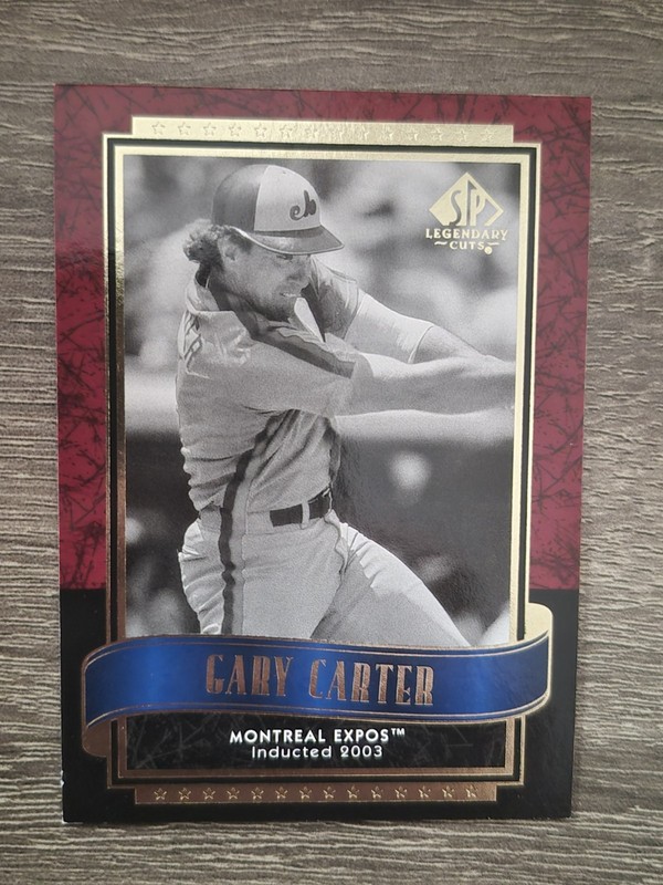 Gary Carter 2003 SP Legendary Cuts #17 Montreal Expos HOF 