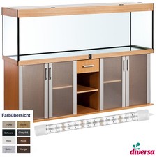 diversa Aquarium -Kombi Modern 200x60x60cm 720L mit LED-Beleuchtung