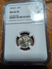 1936-s Mercury Dime   NGC MS-66 FB  Starting bid