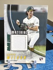 2025 Topps Update - Major League Material Jacob Wilson RC #MMU-JWI Athletics