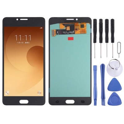 OLED Display + Digitizer Baugruppe für Samsung Galaxy C9 Pro SM-C9000, schwarz