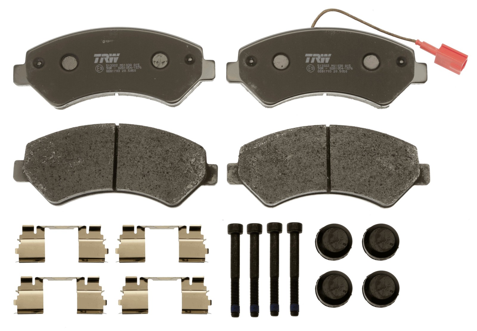 Plaquettes de frein TRW GDB1703 pour voyager en famille