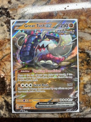 Great Tusk ex 053/091 SV: Paldean Fates Holo