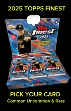 2025 Topps Finest Baseball #1-300 Common/Uncommon/Rare - Pick Your Card