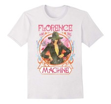 Florence And The Machine 2016 white color 100 cotton T-Shirt BL1847