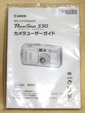 Canon PowerShot S50 Compact Digital Camera Used with Manual