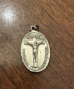 Vintage Catholic Catholic Pilgrimage From Pontmain, Our Lady Of Hope Medal