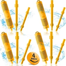 Spa in-Filter Mineral Sticks Parts for Hot Tub Filter Cartridge, 4PCS-Yellow 