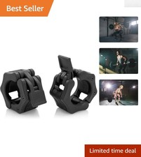 Olympic Barbell Collars 2'' Quick Release | Pro Weightlifting Clamps - USA Made